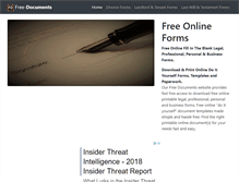 Tablet Screenshot of free-documents.com